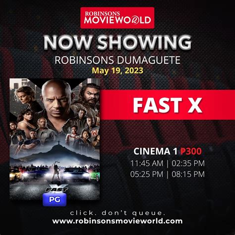 robinsons movie schedule dumaguete|Check out Robinsons .